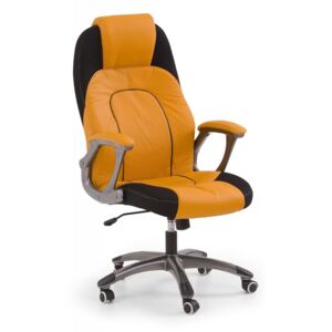 Kancelárske kreslo VIPER oranžová / čierna Halmar
