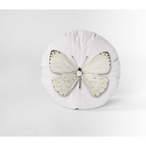Zamatový vankúš Really Nice Things Butterfly, Ø 45 cm