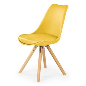 Jedálenská stolička K201 Halmar žlutá