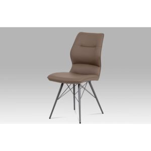 Jedálenská stolička HC-781 CAP cappuccino / matná sivá Autronic