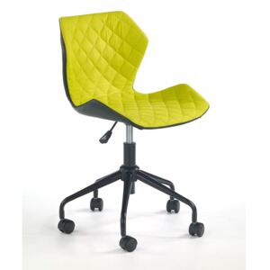 MAXMAX Detská otočná stolička MATRIX zelená