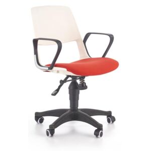 Detská pracovná stolička JUMBO Halmar biela / červená