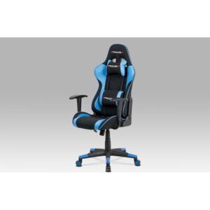 Kancelárská stolička KA-V608 BLUE modrá / čierná Autronic