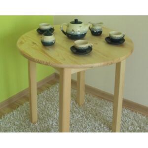 Stôl z masívu borovice 80 cm