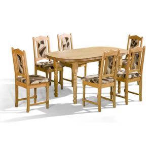 Stôl Ares 1 + stoličky P-3 (1+6) - Súprava M26 - viac farieb