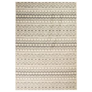 Moderný koberec, tradičný dizajn, 160x230 cm, béžovo-sivý