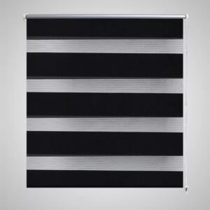 Roleta vzor zebra, 40 x 100 cm, čierna