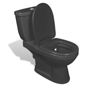 Toaleta s nádržkou, čierna
