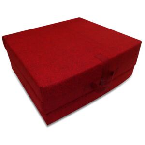 Skladací molitanový matrac 190 x 70 x 9 cm, červený