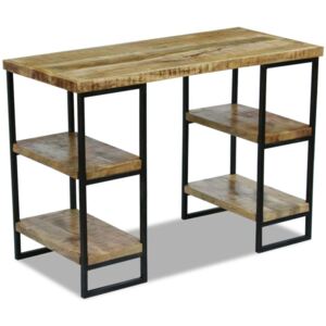 Kancelársky stôl, mangové drevo 110x50x76 cm