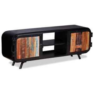 TV stolík z recyklovaného dreva, 120x30x45 cm