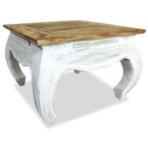 Príručný stolík z masívneho recyklovaného dreva 50x50x35 cm