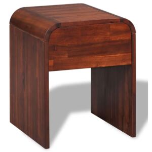 Nočný stolík z masívneho akáciového dreva 41,5x42x52 cm