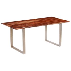 Jedálenský stôl, drevený masív sheesham 180x90x76 cm