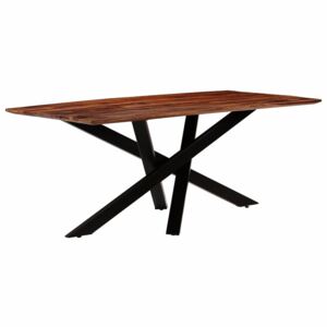 Jedálenský stôl z masívneho sheeshamové dreva 180x90x77 cm