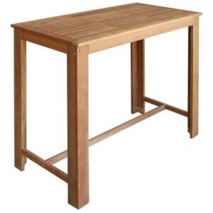 Barový stolík, akáciový masív 120x60x105 cm