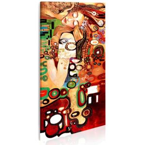 Bimago Ručne maľovaný obraz - An exceptional kiss 120x60 cm