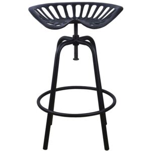 Esschert Design Barová stolička "Tractor", čierna, IH031