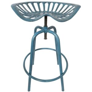 Esschert Design Barová stolička "Tractor", modrá, IH034