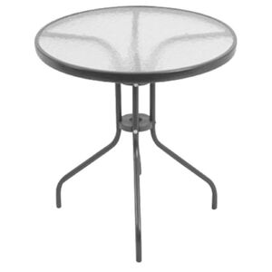 Stôl LEQ ALESIA, sivý, 70x60 cm
