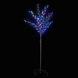 LED stromček, blikajúce viacfarebné svetlá 180 cm