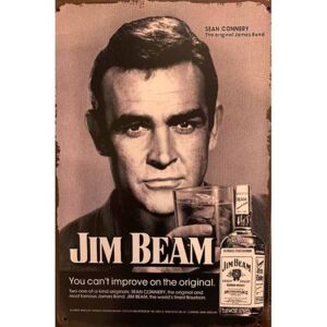 Ceduľa Jim Beam 2 30cm x 20cm Plechová tabuľa
