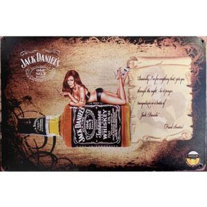 Ceduľa Jack Daniels 2 30cm x 20cm Plechová tabuľa