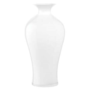 Váza AURORA OL01663 biela H42cm