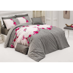 Brotex Prehoz na posteľ dvojlôžkový Tanya ružová, Výber rozmeru: 240x200cm