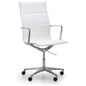 Kancelárska stolička Exclusive, biela