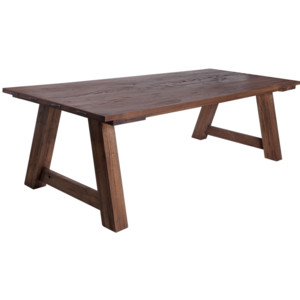 Stôl VIKINGS 260x110 cm - tmavohnedá
