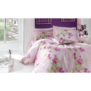 Brotex Prehoz na posteľ dvojlôžkový Laura pink, Výber rozmeru: 240x200cm