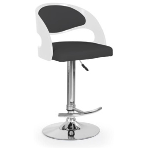 Halmar Barová židle H-18 barva bílá/černá