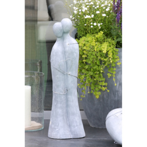 Socha PAR, 68 cm - sivá
