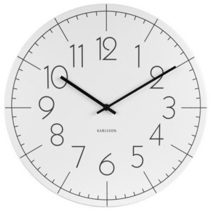 Designové nástěnné hodiny KA5592WH Karlsson 40cm