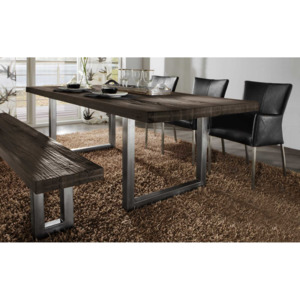 Stôl MANHATTAN 220x100 cm - hnedá