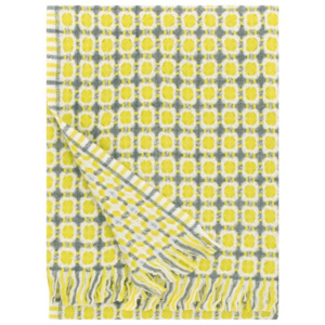 Vlnená deka Corona 130x170, žltá Lapuan Kankurit