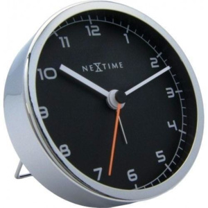 Designový stolní budík 5194zw Nextime Company Alarm 9cm
