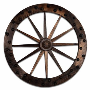 OEM D02661 Dekoratívne drevené koleso