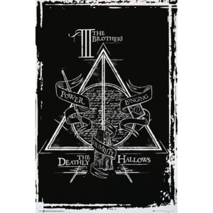 Plagát, Obraz - Harry Potter - Deathly Hallows Graphic, (61 x 91,5 cm)