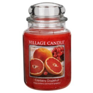 Village Candle Vonná svíčka, Brusinka a grapefruit - Cranberry Grapefruit, 645 g