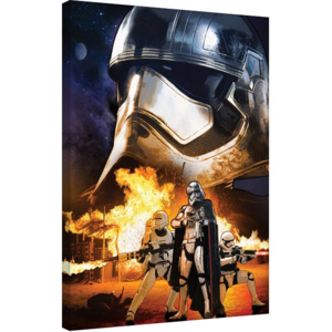Obraz na plátne Star Wars : Epizóda VII - Captain Phasma Art, (60 x 80 cm)