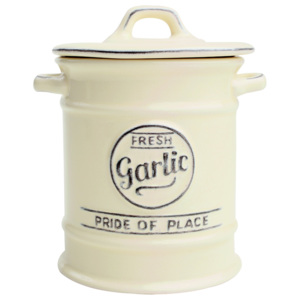 Krémová porcelánová dóza na cesnak T&G Woodware Pride of Place