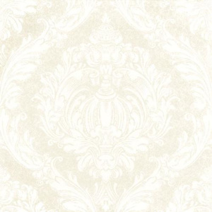 Luxusné tapety na stenu Orpheo - zámocké ornamenty krémové
