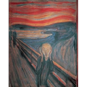 Reprodukcia, Obraz - The Scream, 1893, Edvard Munch, (24 x 30 cm)