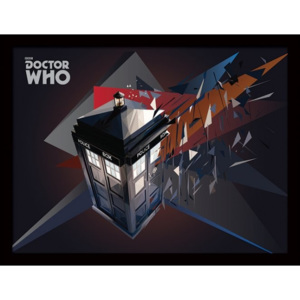 Rámovaný Obraz - Doctor Who - Tardis Geometric