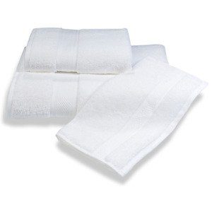 Soft Cotton Osuška PRETTY 85x150 cm. Krásne mäkké na pokožke a vysoko absorpčné, také sú vlastnosti froté osušiek PRETTY zo 100% česanej bavlny. Biela