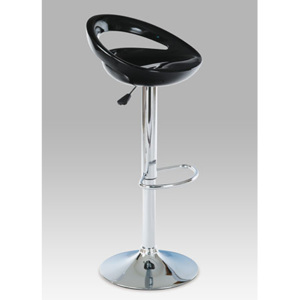 (AUB-403 BK) Barová židle, chrom / plast černý AUB-1030 BK Autronic