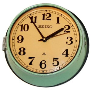 Industrial style, Staré vintage hodiny 7 x21cm (610)
