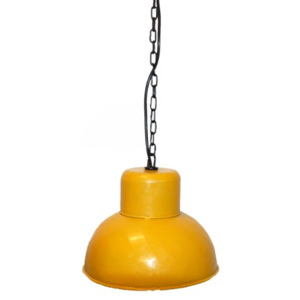 Industrial style, Závesná lampa s nádherným vzhľadom - bledá kari 20x26cm (526)